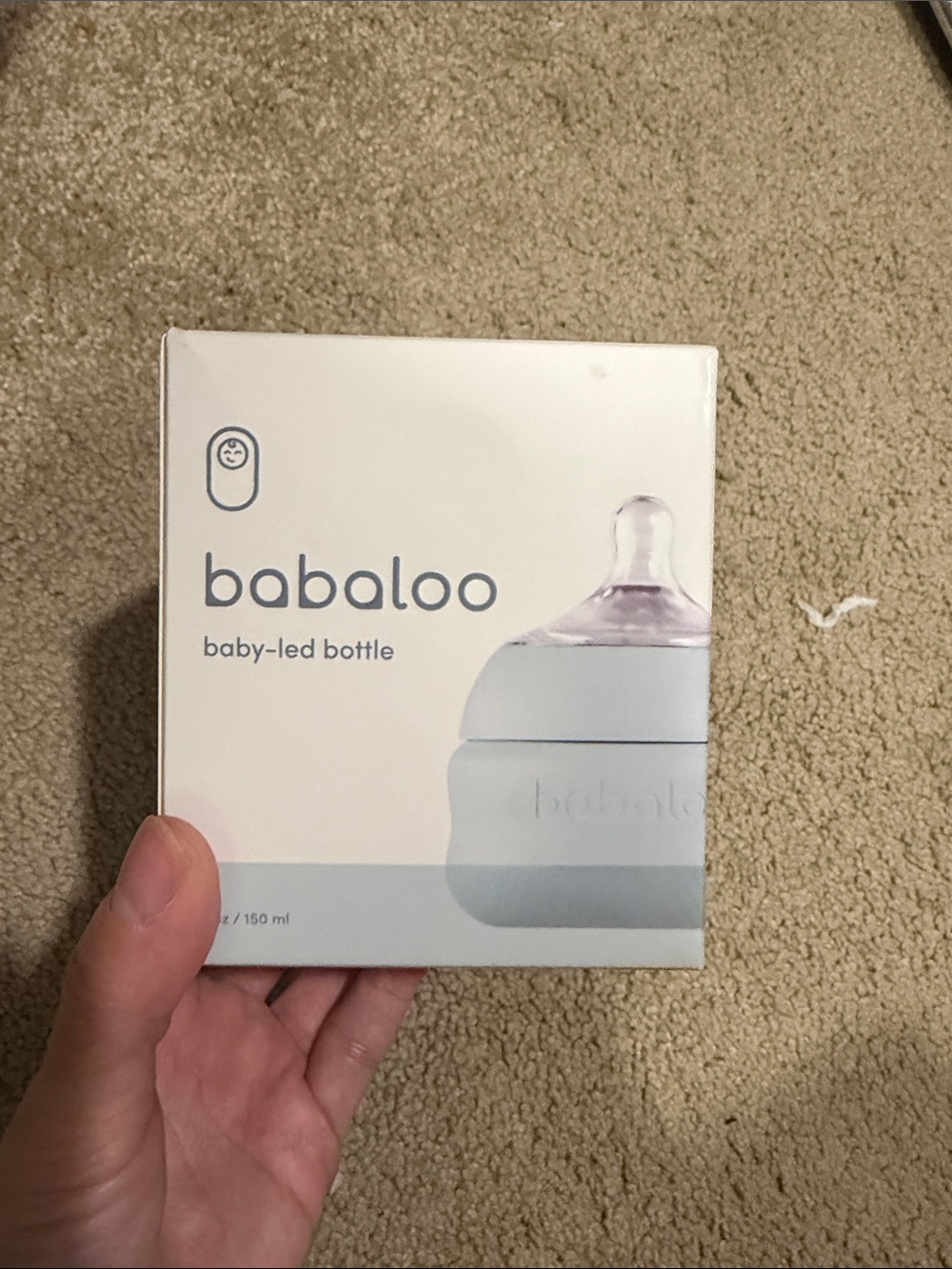 Babaloo Baby-Led Bottle in Light Blue